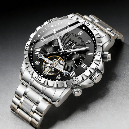 Men's Skeleton Automatic Mechanical Watch