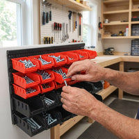 30-Bin Wall Mount Storage Organizer