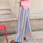 🎁 Free Socks with Purchase 🎁 Women's Striped Wide-Leg Casual Pants