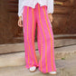 🎁 Free Socks with Purchase 🎁 Women's Striped Wide-Leg Casual Pants