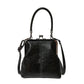 Women's Kiss Lock Crossbody Bag with Top Handle