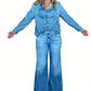 🔥49% OFF 📢Women’s Faux Denim Pajama 2-Piece Set