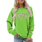 🍀St. Patrick’s Day Essential! Women's Lucky Shamrock Graphic Sweatshirt 🎁Free Gift With Purchase 🎁