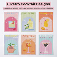 No Experience Needed! Cocktail DIY 5D Diamond Painting Kit