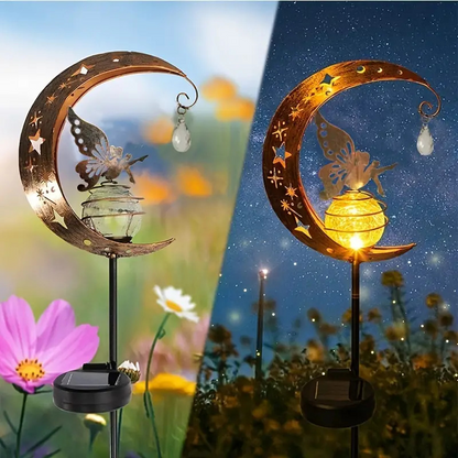 Hot Sale 🔥Solar Fairy Moon Garden Stake Light