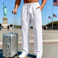 🎁Free Gift With Purchase 🎁 Men's Elastic Waist Drawstring Straight Leg Pants