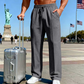 🎁Free Gift With Purchase 🎁 Men's Elastic Waist Drawstring Straight Leg Pants