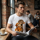 🥰 Only ￡14.99！！Unisex Monkey Hugging Toy Graphic T-Shirt