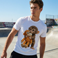 🥰 Only ￡14.99！！Unisex Monkey Hugging Toy Graphic T-Shirt