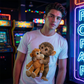🥰 Only ￡14.99！！Unisex Monkey Hugging Toy Graphic T-Shirt