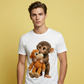🥰 Only ￡14.99！！Unisex Monkey Hugging Toy Graphic T-Shirt