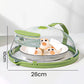 Clear Microwave Splatter Cover with Water Steamer and Handle