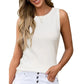 📢📢40% OFF !! ⏰Women's Knitted Casual Tank Top— Free Shipping For Two Pieces