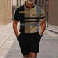 🎁Free Gift 🎁Men's Quarter-Zip Shirt & Shorts Set