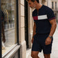 🎁Free Gift 🎁Men's Quarter-Zip Shirt & Shorts Set
