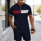 🎁Free Gift 🎁Men's Quarter-Zip Shirt & Shorts Set