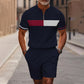 🎁Free Gift 🎁Men's Quarter-Zip Shirt & Shorts Set