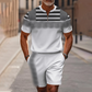 🎁Free Gift 🎁Men's Quarter-Zip Shirt & Shorts Set