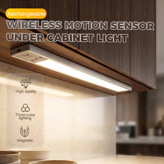 💥Hot Sale💥Rechargeable Wireless Motion Sensor Under Cabinet Light