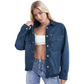 Casual Long Sleeve Denim Shirt Jacket