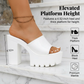 📢📢50%  OFF !! ⏰Standing At The Forefront Of Fashion👧Slip-On Open Toe Lug Sole Sandals