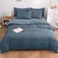 ⚡Free Shipping⚡ 4-Piece Textured Seersucker Bedding Set