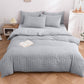 ⚡Free Shipping⚡ 4-Piece Textured Seersucker Bedding Set