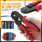 🎊55% OFF NOW! Ratchet Tubular Terminal Wire Crimpers Set – Ergonomic Self-Adjusting Wire Crimper Tool for Electrical Wiring Projects