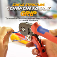 🎊55% OFF NOW! Ratchet Tubular Terminal Wire Crimpers Set – Ergonomic Self-Adjusting Wire Crimper Tool for Electrical Wiring Projects