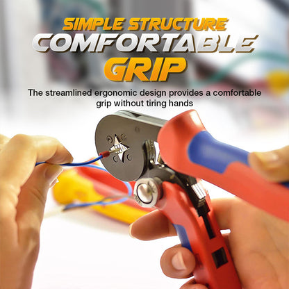 🎊55% OFF NOW! Ratchet Tubular Terminal Wire Crimpers Set – Ergonomic Self-Adjusting Wire Crimper Tool for Electrical Wiring Projects