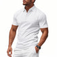 🌷Special Price Only ￡12.99!!🌷Men's Quick-Dry Short-Sleeve Lapel T-Shirt