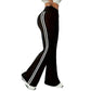 🎁New arrival 50% OFF💥 High-Waist Side Stripe Flared Pants