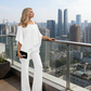 🎁New Arrival 50% OFF💥Women’s Irregular Chiffon Tops & Wide-Leg Pants Set