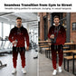 🎁New arrival 💥Men's Gradient Tracksuit Set - Hoodie and Sweatpants