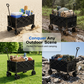 🚚🏕️ LIMITED-TIME 53% OFF! Heavy-Duty Collapsible Wagon Cart – 130L Capacity, 80kg Load & All-Terrain Wheels