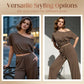 📢📢40% OFF !! ⏰ Asymmetrical Design, Soft Fabric & Wide-Leg Pants ✨— Free Shipping For Two Pieces