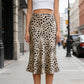🔥2026 Hot sale 40% OFF🔥Leopard Print Stain Midi Skirt