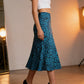 🔥2026 Hot sale 40% OFF🔥Leopard Print Stain Midi Skirt