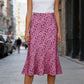 🔥2026 Hot sale 40% OFF🔥Leopard Print Stain Midi Skirt