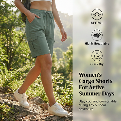 🎁New Arrival 50% OFF💥Women's Quick-Dry Cargo Shorts with Pockets🩳— Free Shipping For Two Pieces