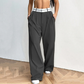 🥳2026 HOT SALE🥳💞50K+ SOLD!🌿 Women's Wide-Leg Suit Pants with Contrast Waistband