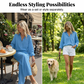 🌸New Arrival 40%OFF💖Women’s Chic Faux-Linen Two-Piece Outfit
