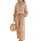 🌸New Arrival 40%OFF💖Women’s Chic Faux-Linen Two-Piece Outfit
