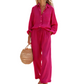 🌸New Arrival 40%OFF💖Women’s Chic Faux-Linen Two-Piece Outfit