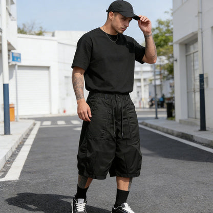 🎁New arrival 50% OFF💥 Men's Plus Size Casual Drawstring Capri Pants— Free Shipping For Two Pieces