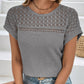 📢📢40% OFF !! ⏰ Knitted Mesh Short Sleeve Top