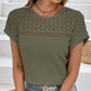 📢📢40% OFF !! ⏰ Knitted Mesh Short Sleeve Top
