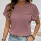 📢📢40% OFF !! ⏰ Knitted Mesh Short Sleeve Top