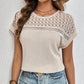 📢📢40% OFF !! ⏰ Knitted Mesh Short Sleeve Top