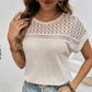 📢📢40% OFF !! ⏰ Knitted Mesh Short Sleeve Top